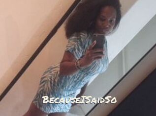 BecauseISaidSo